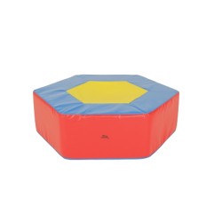 MODULE TRAMPOLINE EN MOUSSE POUR JEUNES ENFANTS 90X90X30CM| DIMAKID