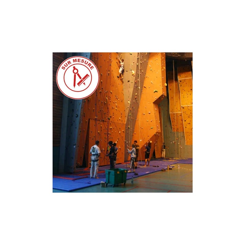 MATELAS SUR MESURE POUR ESCALADE AVEC POINTS D'ASSURAGE - DIMASPORT