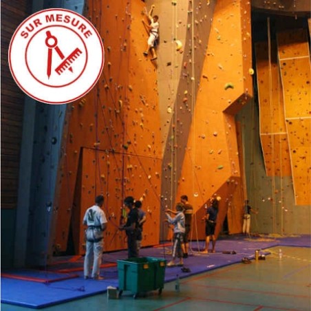 MATELAS SUR MESURE POUR ESCALADE AVEC POINTS D'ASSURAGE - DIMASPORT