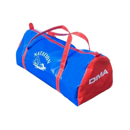 SAC IMPERMÉABLE DIMA BLEU NATATION 65X30X25CM - 45L - DIMASPORT