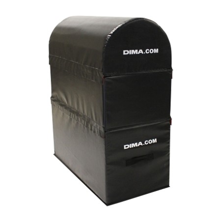 CHEVAL DE SAUT GYMNASTIQUE EN MOUSSE DIMA.COM 120X60X140CM - DIMASPORT