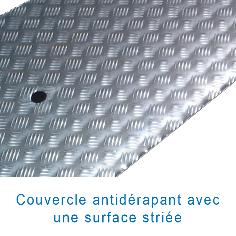 Couvercle butoir perche