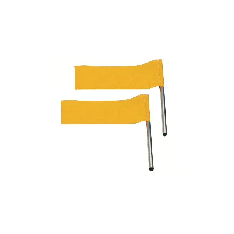 Drapeaux de juge jaunes - la paire