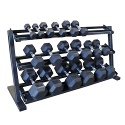 RACK DE RANGEMENT POUR HALTÈRES 165X50X80CM - DIMASPORT