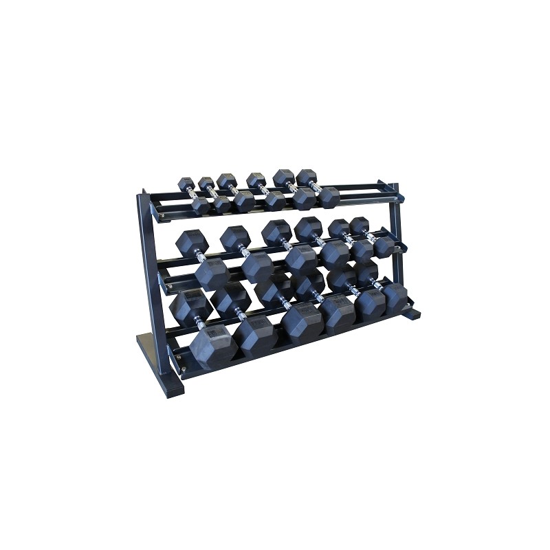 RACK DE RANGEMENT POUR HALTÈRES 165X50X80CM - DIMASPORT
