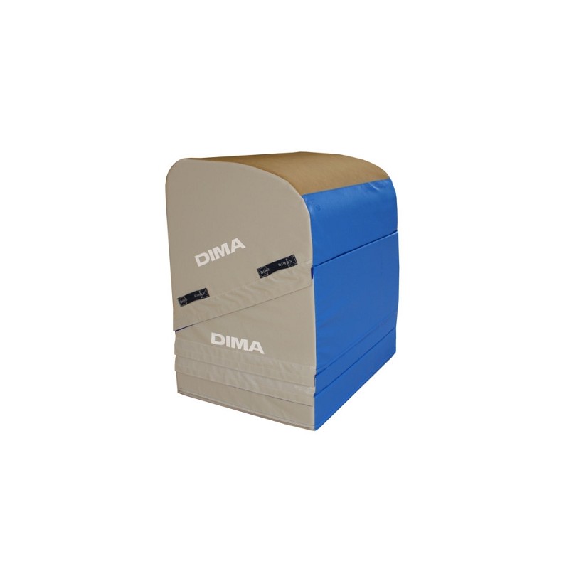 TABLE DE SAUT DE GYMNASTIQUE EN MOUSSE 120X95X135CM | DIMASPORT