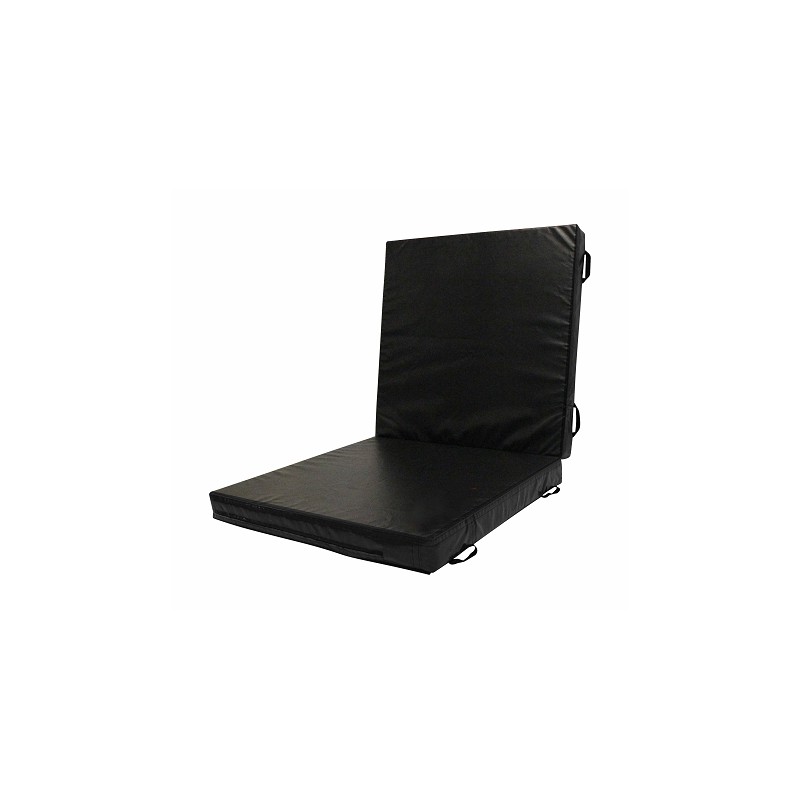 MATELAS NOIR CIRQUE/SPECTACLE REPLIABLE EN 2 PARTIES | DIMASPORT