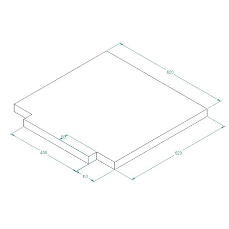 TAPIS POUR MAISON DES 1001 NUITS62 X 62 X 4 CM