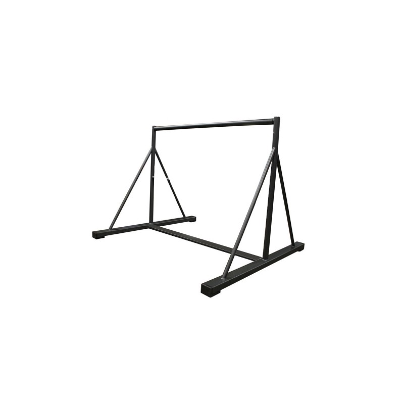 BARRE OBSTACLE PARKOUR 1M60 AVEC TIRANTS ET OPTION MODULE MOUSSE