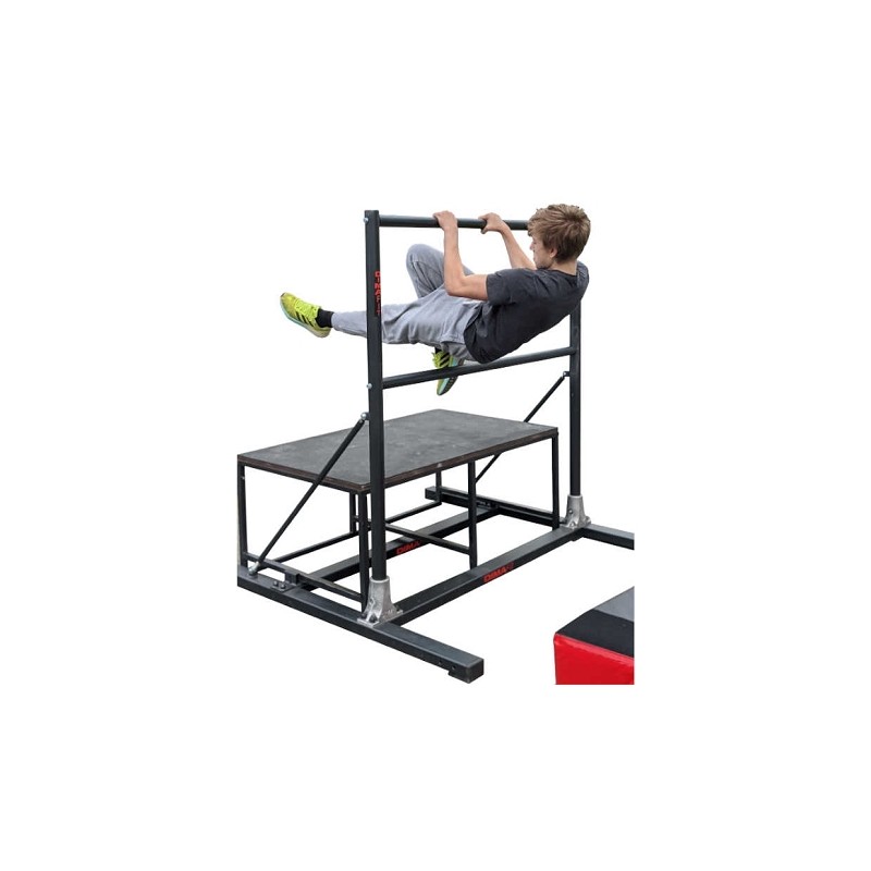 DOUBLE BARRE ET BLOC PARKOUR