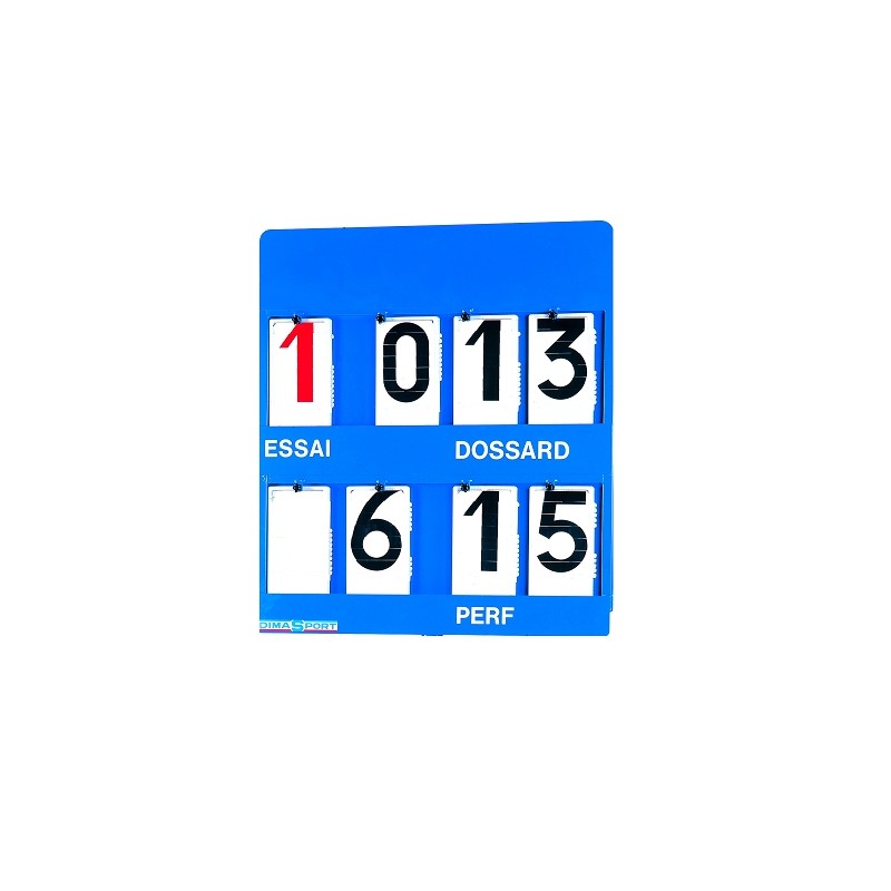 BLOC CHIFFRE DE REMPLACEMENT POUR PANNEAU D'AFFICHAGE | DIMASPORT