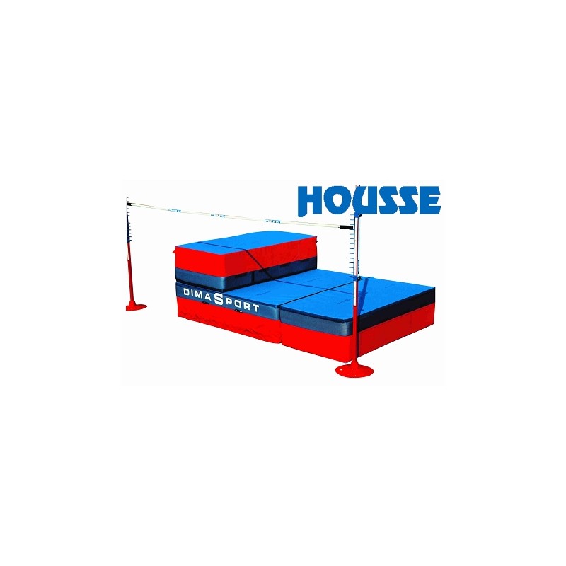 HOUSSE DE REMPLACEMENT POUR MATELAS REPLIABLE EN 3 PARTIES 400X200X40CM