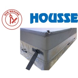 HOUSSE DE REMPLACEMENTMONOBLOC NOIR POUR CIRQUESUR MESURE