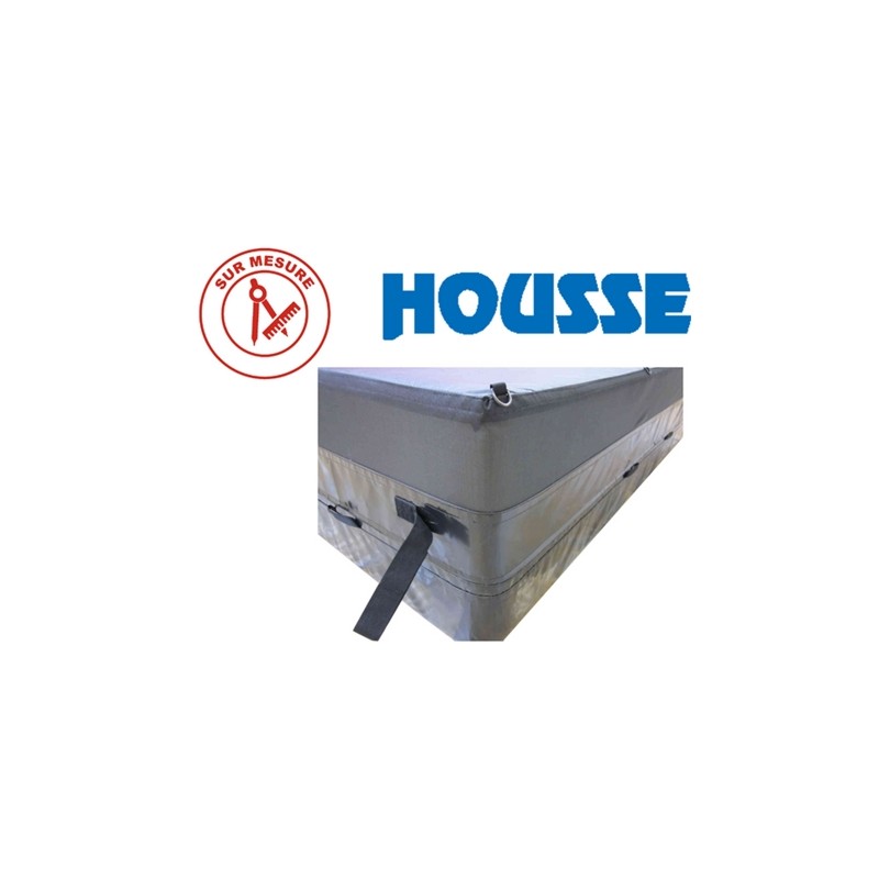 HOUSSE DE REMPLACEMENTMONOBLOC NOIR POUR CIRQUESUR MESURE