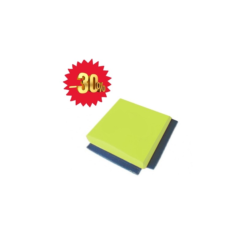 BON PLAN - TAPIS FERME VELCRO TOTAL100X100X4CM VERT PISTACHE