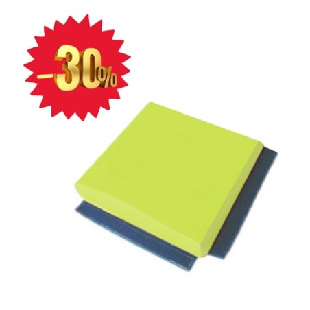 BON PLAN - TAPIS FERME VELCRO TOTAL100X100X4CM VERT PISTACHE